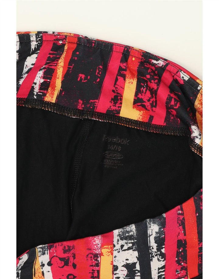 REEBOK Womens Sport Shorts us 14/16 XL Black Polyester Vintage Reebok and Second-Hand Reebok from Messina Hembry 