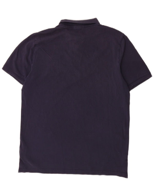 Nike Herren-Poloshirt, groß, marineblau, Baumwolle