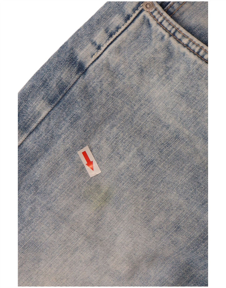 Lee Herren Jeansshorts W32 mittelblaue Baumwolle