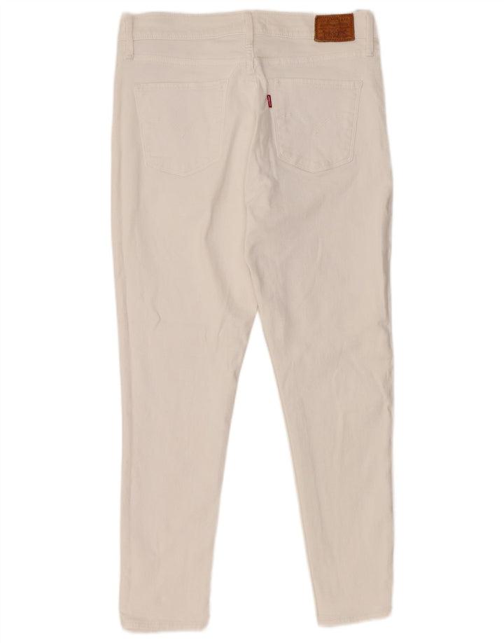 LEVI'S Damen 311 Shaping Skinny Jeans W29 L26 Weiße Baumwolle