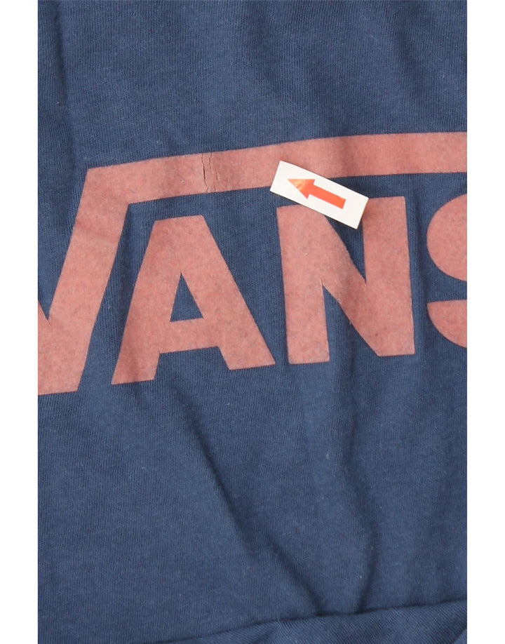 Vans Grafik-T-Shirt für Damen, UK 14, mittelmarineblau, Baumwolle