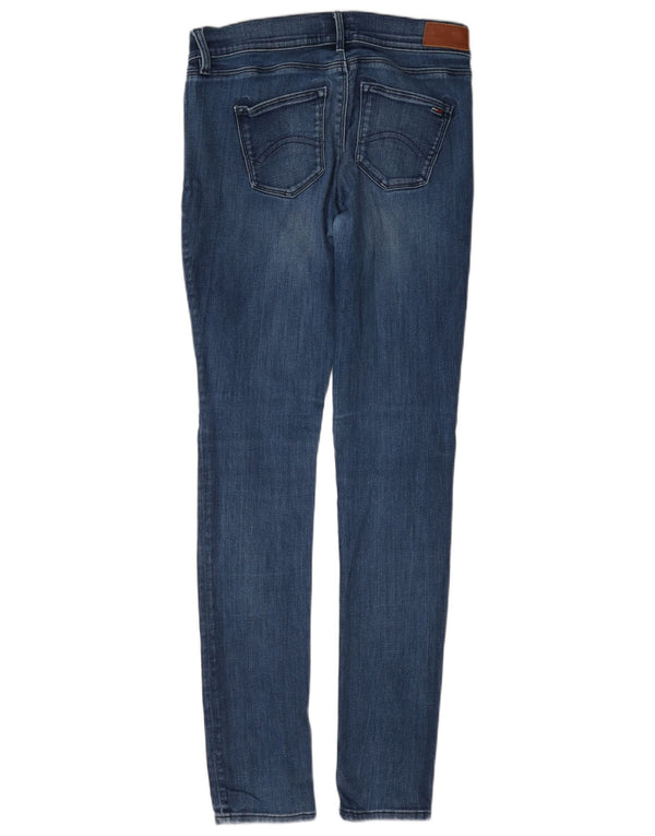 Tommy Hilfiger Damen Skinny Jeans W30 L34 Blaue Baumwolle