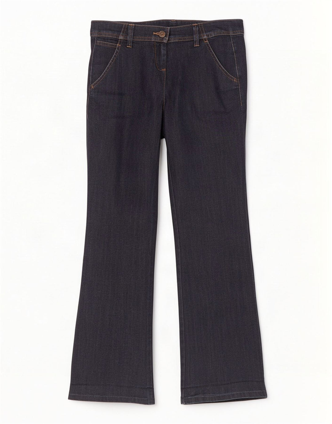 Benetton Damen Schlagjeans IT 42 Mittel W30 L31 Marineblau