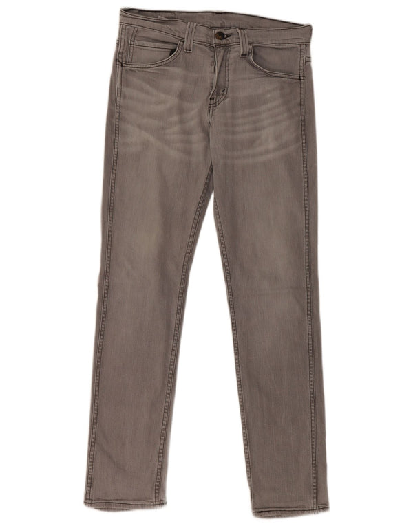 LEVI'S Damen 511 Slim Jeans W30 L32 Graue Baumwolle