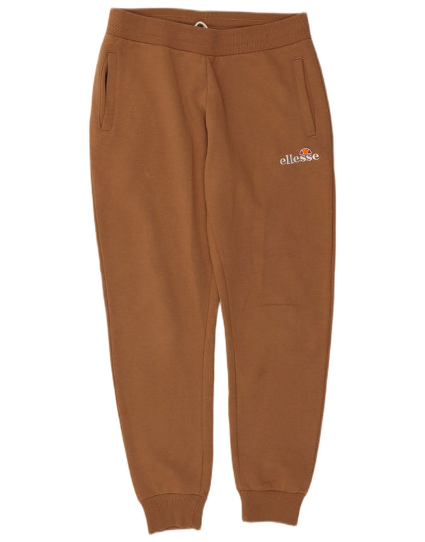 Ellesse Damen-Trainingshose, Jogginghose, UK 12, mittelbeige Baumwolle