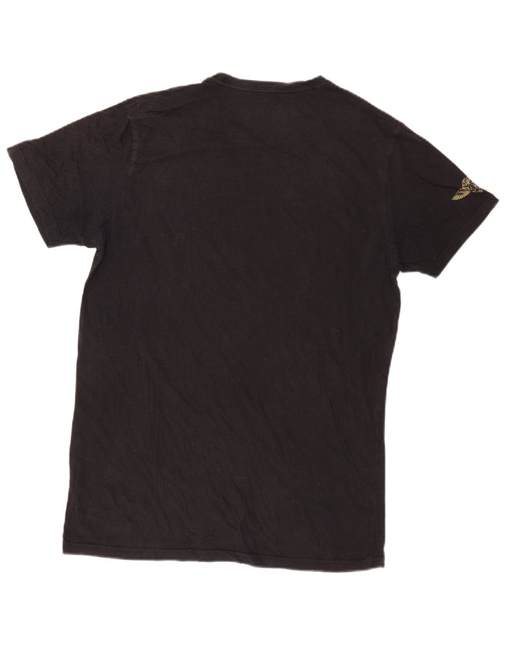 Element Herren-T-Shirt mit taillierter Grafik, Größe L, aus schwarzer Baumwolle
