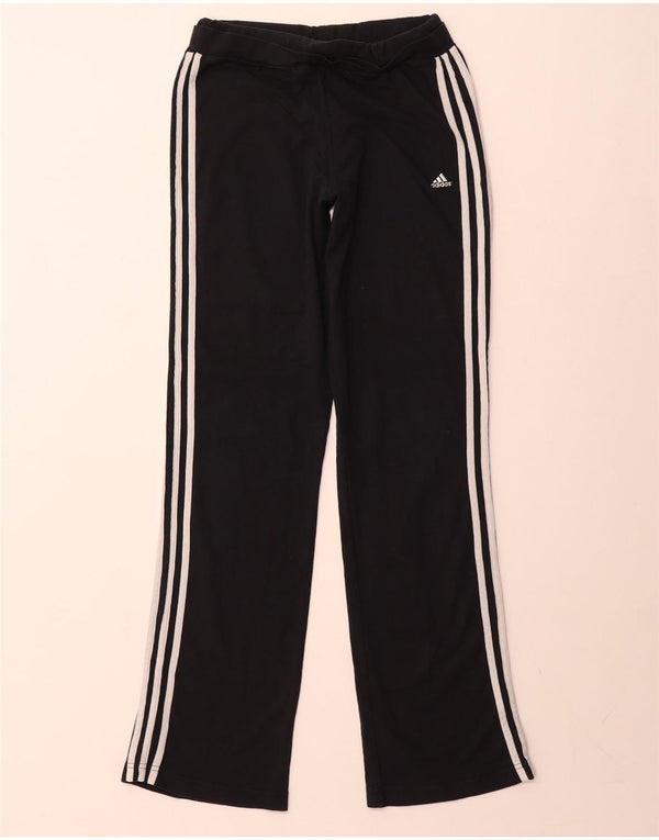 Adidas Mädchen-Trainingshose, 15–16 Jahre, schwarze Baumwolle