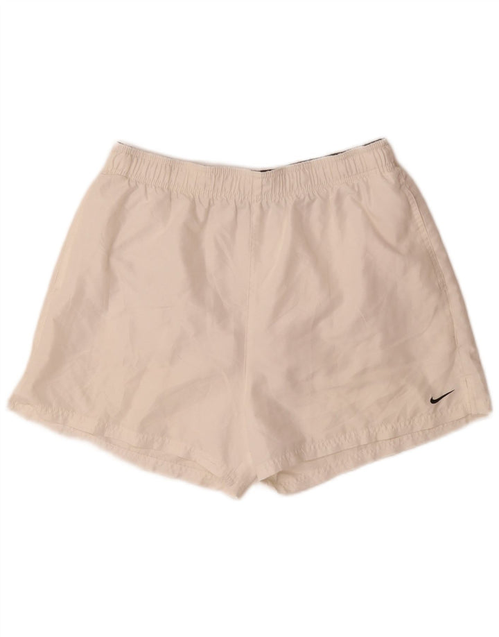 Nike Herren-Sportshorts, Größe L, Weiß