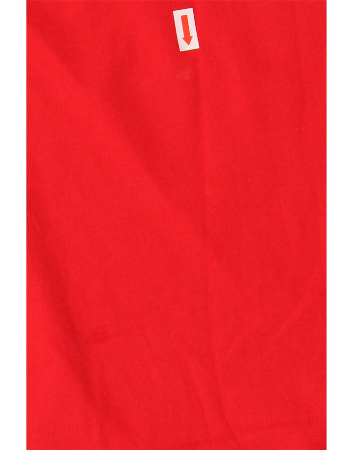 ADIDAS Mens T-Shirt Top Large Red Cotton Vintage Adidas and Second-Hand Adidas from Messina Hembry 