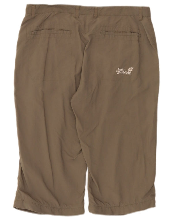 Jack Wolfskin Damen Bermudashorts UK 8/10 Small W29 Grau Polyamid