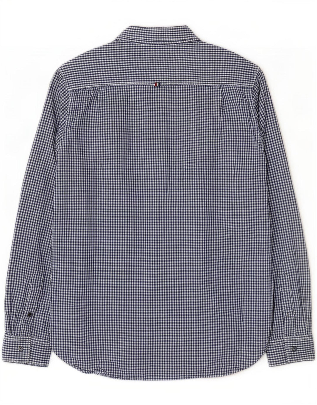 Superdry Herren-Hemd, groß, marineblau, Gingham-Baumwolle