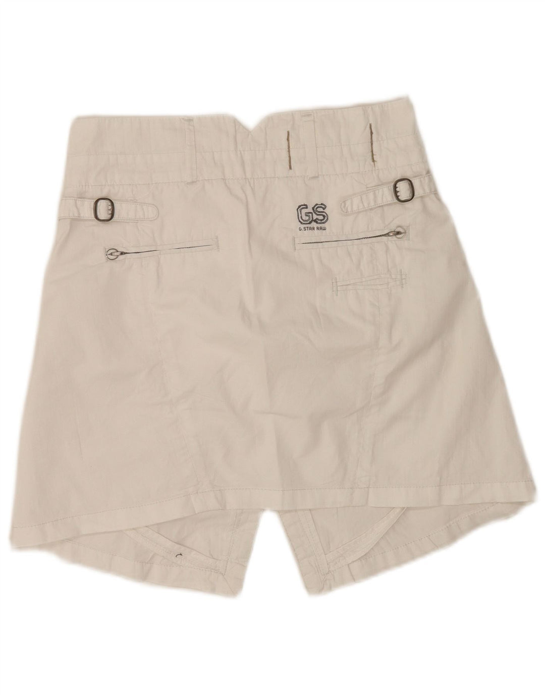 G-Star Damen Jeans-Minirock W27 Mittelweiße Baumwolle