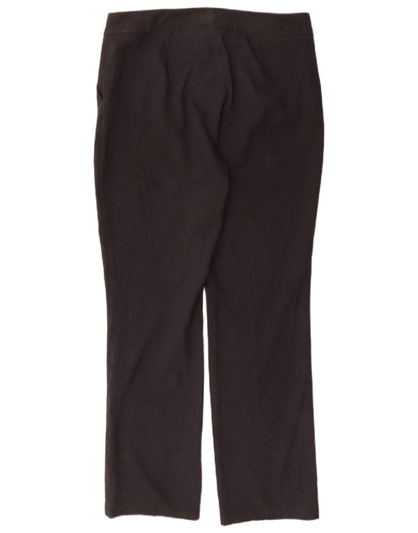 Marks & Spencer Damen gerade Anzughose UK 12 Medium W32 L31 Schwarz