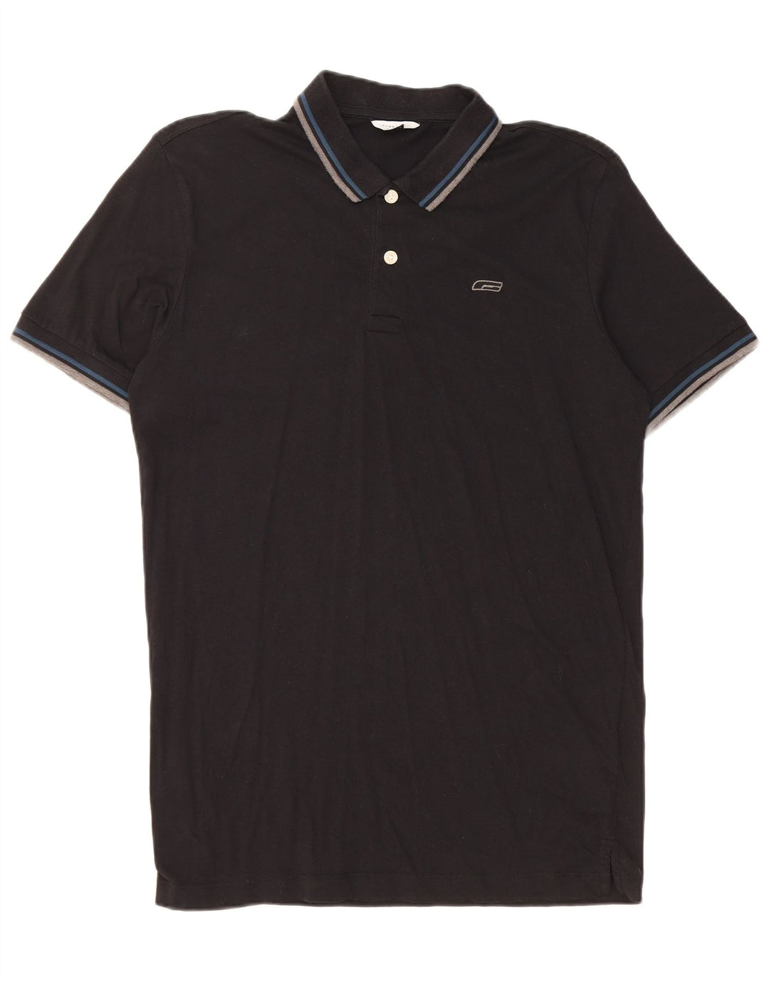 JACK & JONES Herren-Poloshirt, groß, schwarze Baumwolle