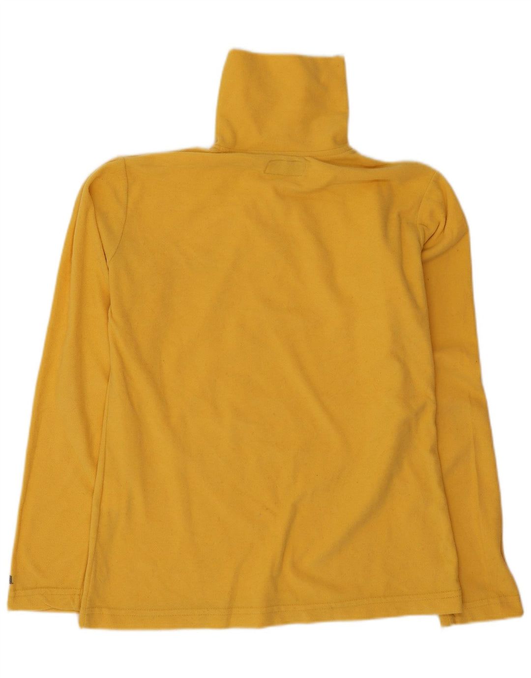 Invicta Damen-Fleecepullover mit Reißverschluss am Hals, UK 12, Mittelgelb, Polyester