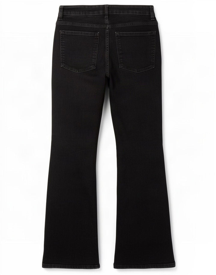 Marks & Spencer Damen Eva Bootcut Jeans UK 10 Small W27 L27 Schwarz