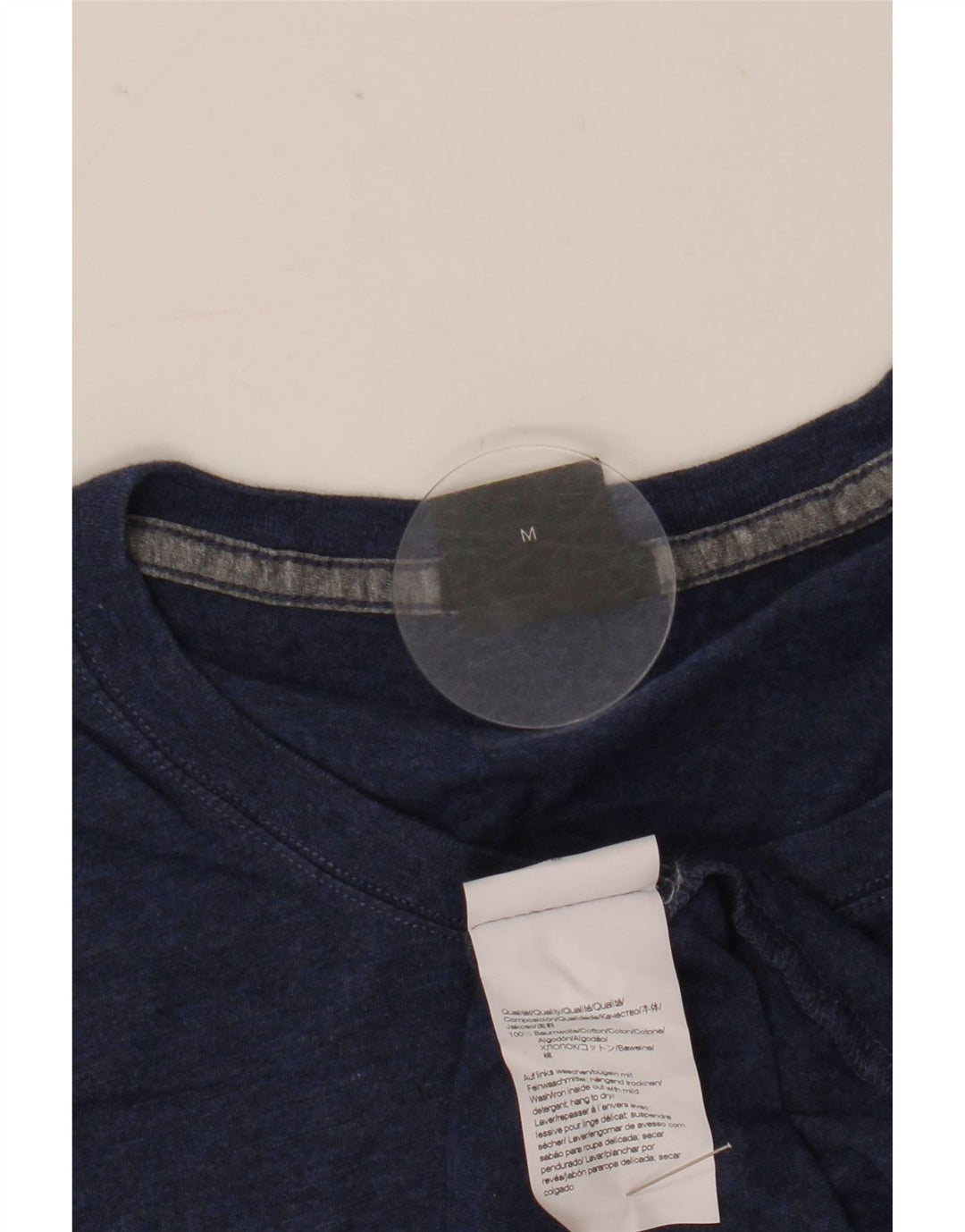Hugo Boss Slim Fit T-Shirt-Oberteil für Herren aus mittelblauer Baumwolle
