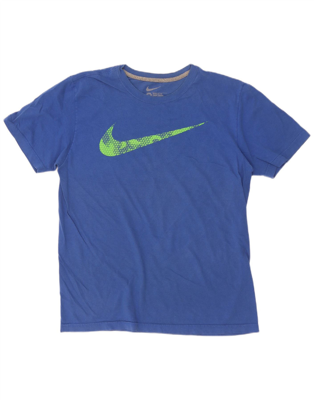 Nike Herren-T-Shirt mit normaler Passform und Grafik, mittelblaue Baumwolle