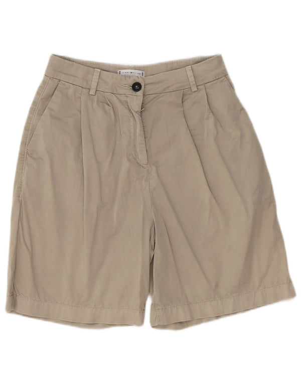 Tommy Hilfiger Damen-Chinoshorts mit hoher Taille und Pegged, UK 6, XS, W25, Grau