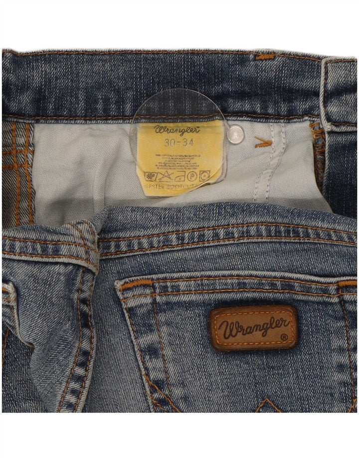 Wrangler Damen Straight Jeans W30 L28 Blau