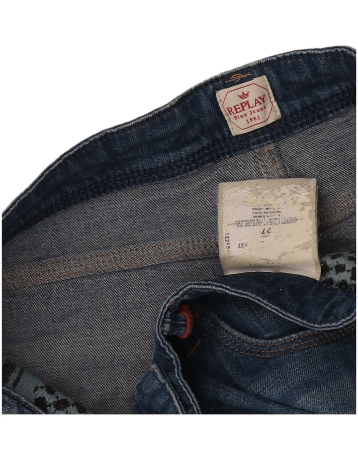 Replay Damen Jeansshorts W27 Small Blau