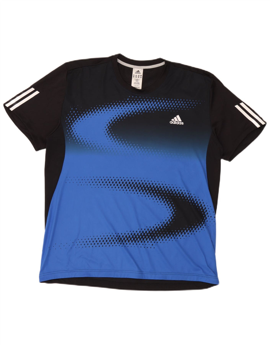 Adidas Herren Clima 365 T-Shirt Top 2XL Schwarz Colourblock Polyester