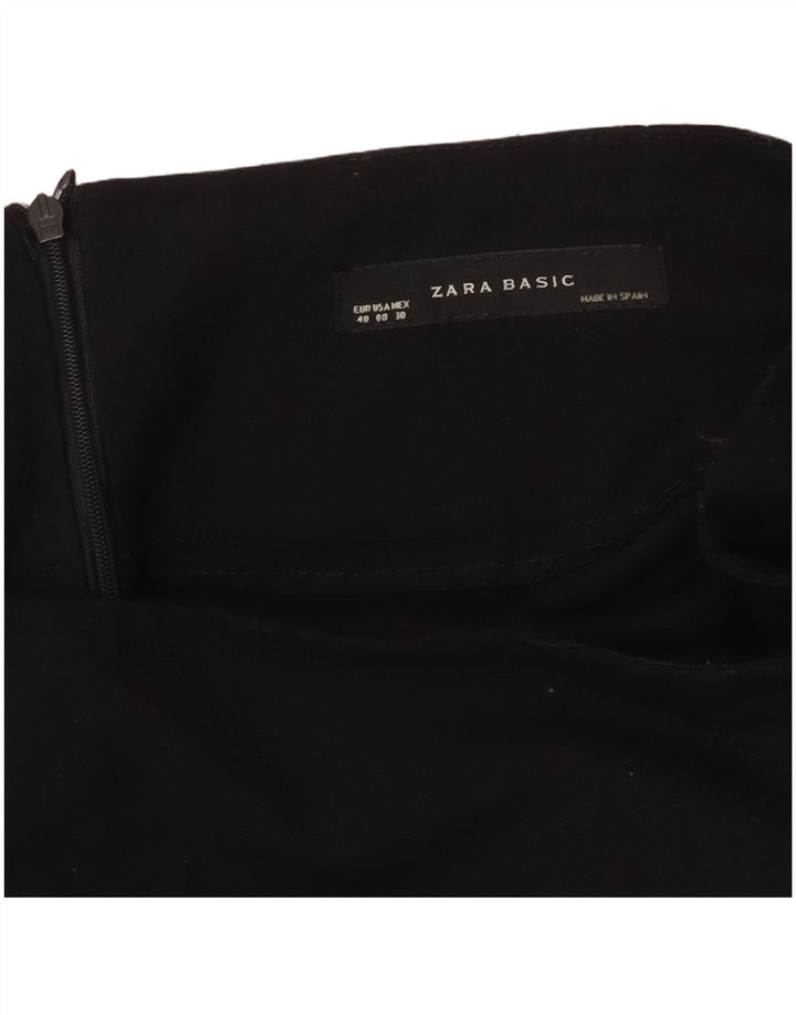 Zara Damen Bleistiftrock EU 40 Medium W30 Schwarz