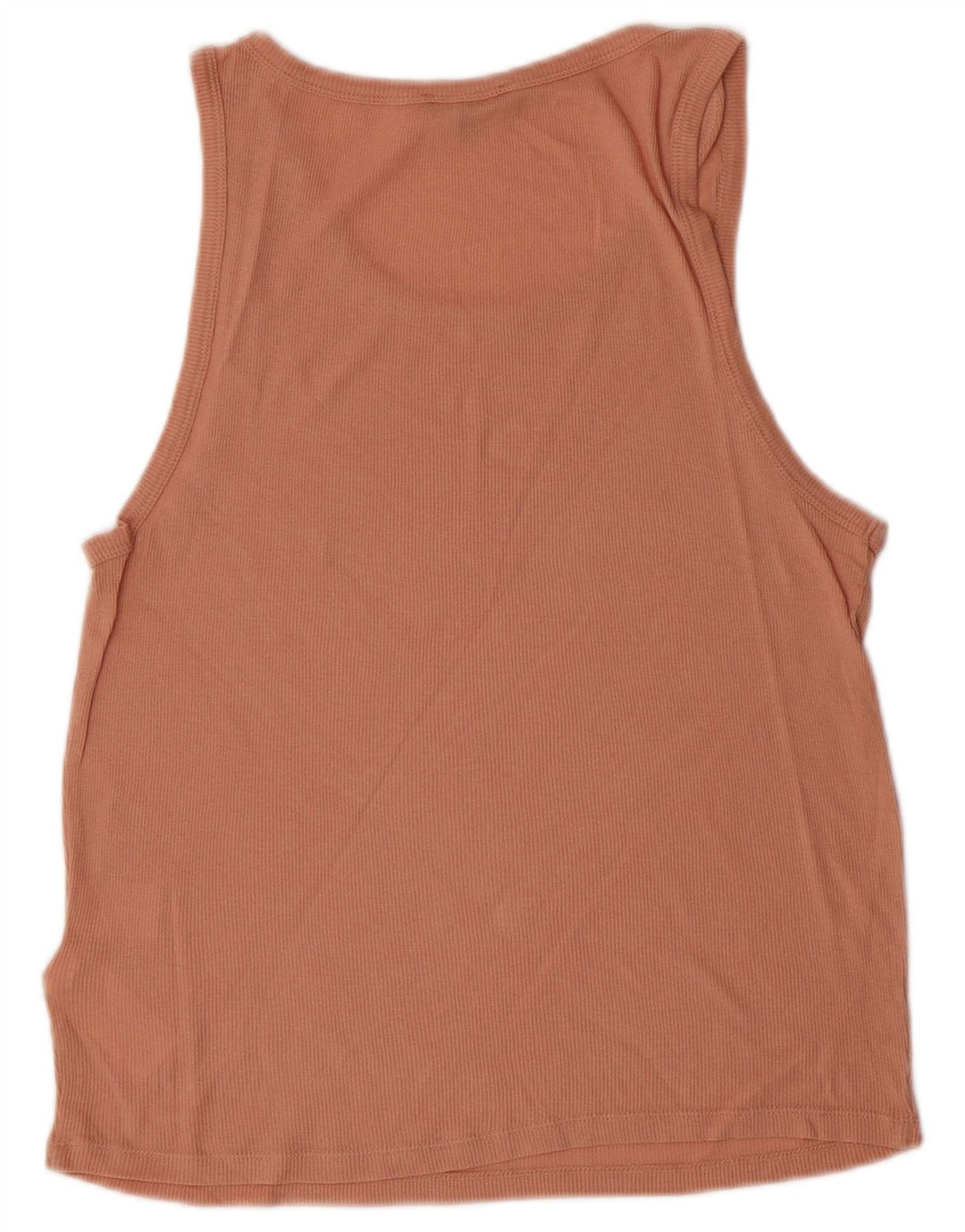 J. Crew Damen Weste Top UK 14 Large Orange Baumwolle