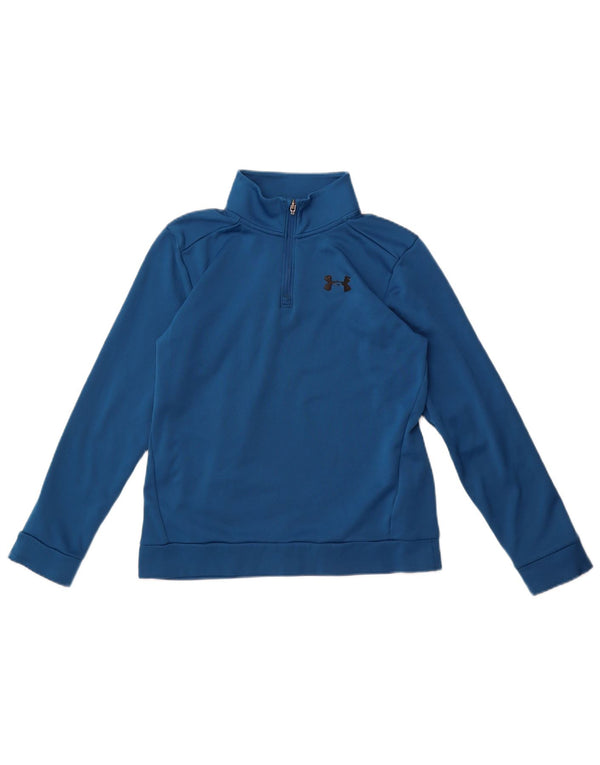Under Armour Boys Loose Fit Sweatshirt Jumper 11-12 Years Large Blue