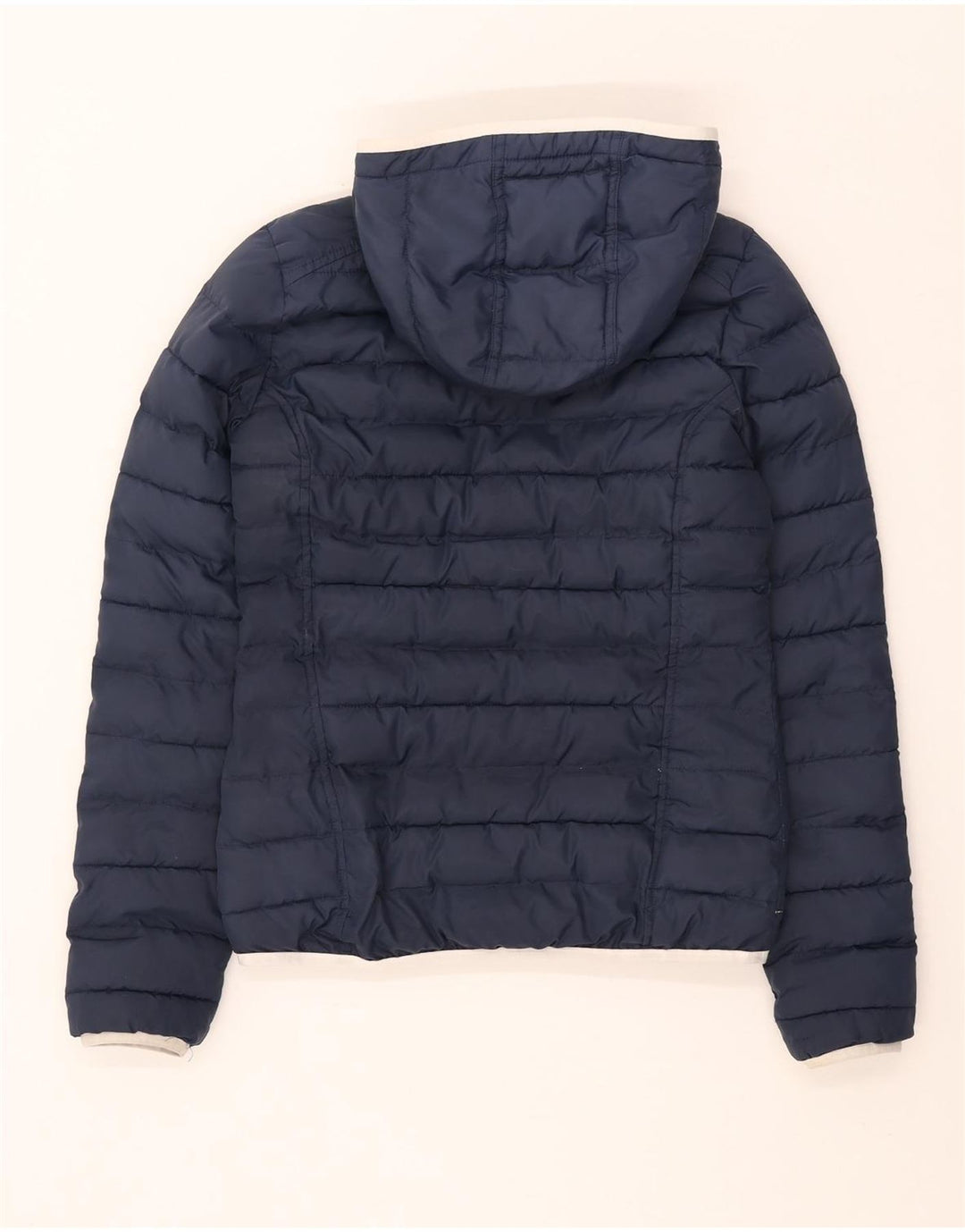 Adidas Damen Kapuzenjacke, wattiert, UK 6, XS, Marineblau, Polyester