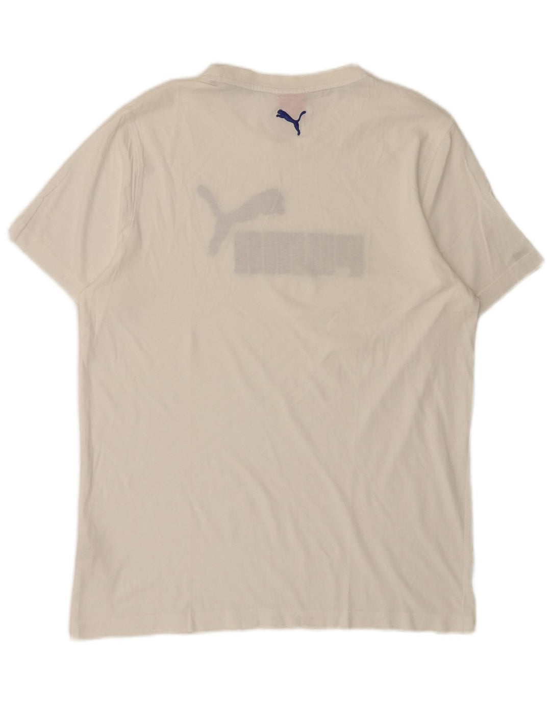 Puma Herren T-Shirt mit Grafik, Größe L, Weiß