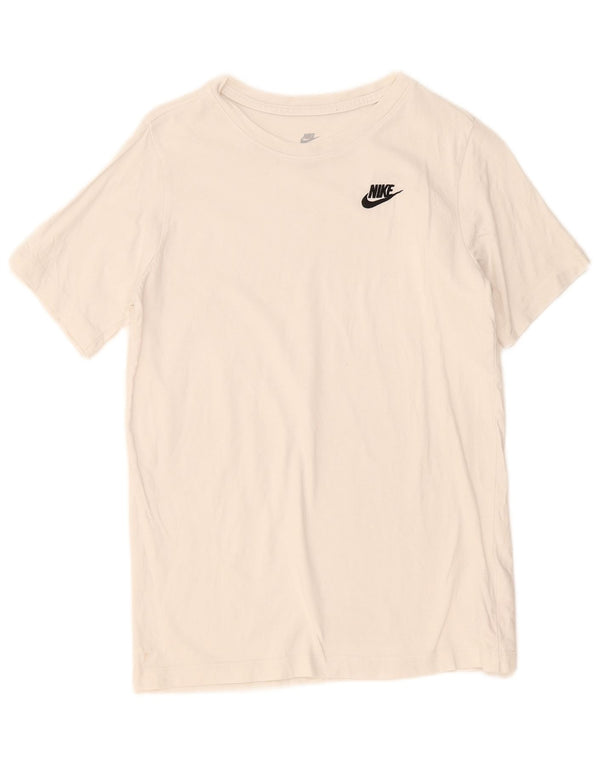 Nike T-Shirt für Jungen, 13–14 Jahre, XL, weiße Baumwolle