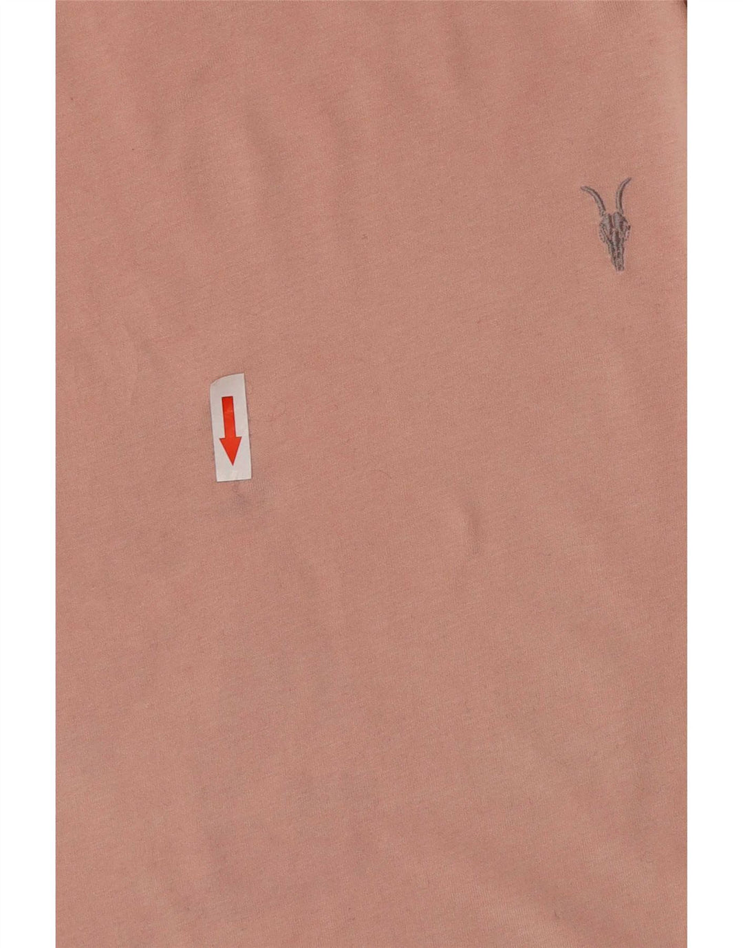All Saints Herren-T-Shirt mit normaler Passform, Mittelrosa aus Baumwolle