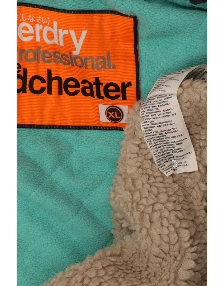 Superdry Herren The Windcheater Kapuzen-Windjacke UK 42 XL Grau