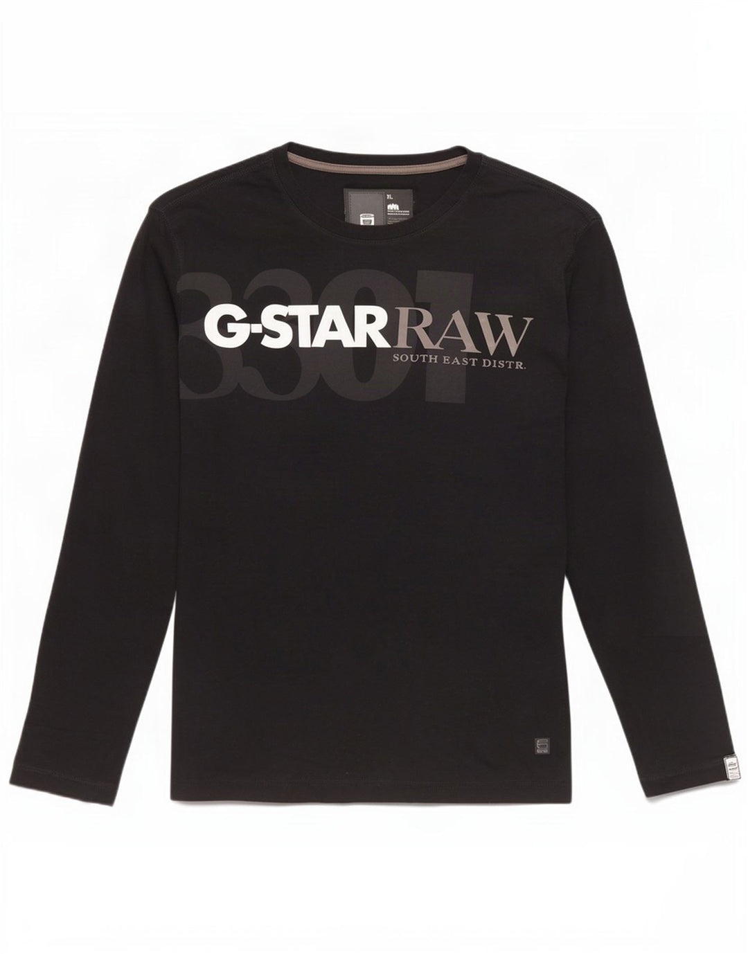 G-Star Herren Graphic Top Langarm XL Schwarz