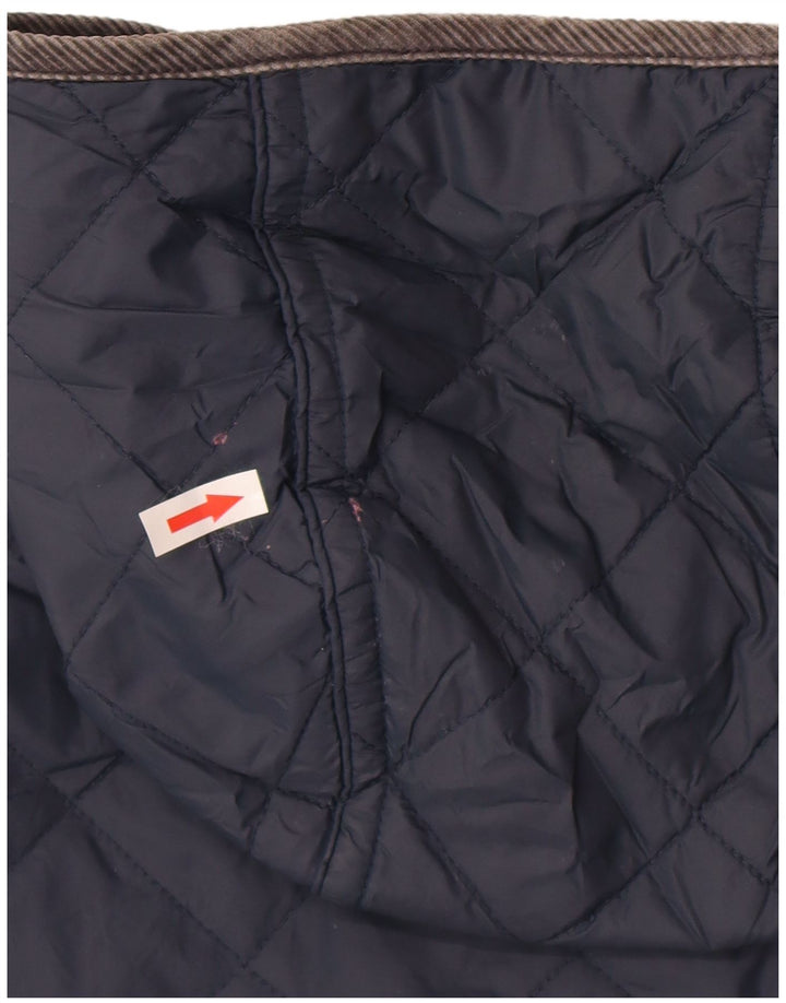 Jack Wills Damen-Steppjacke mit Kapuze, Größe S, Marineblau, Nylon