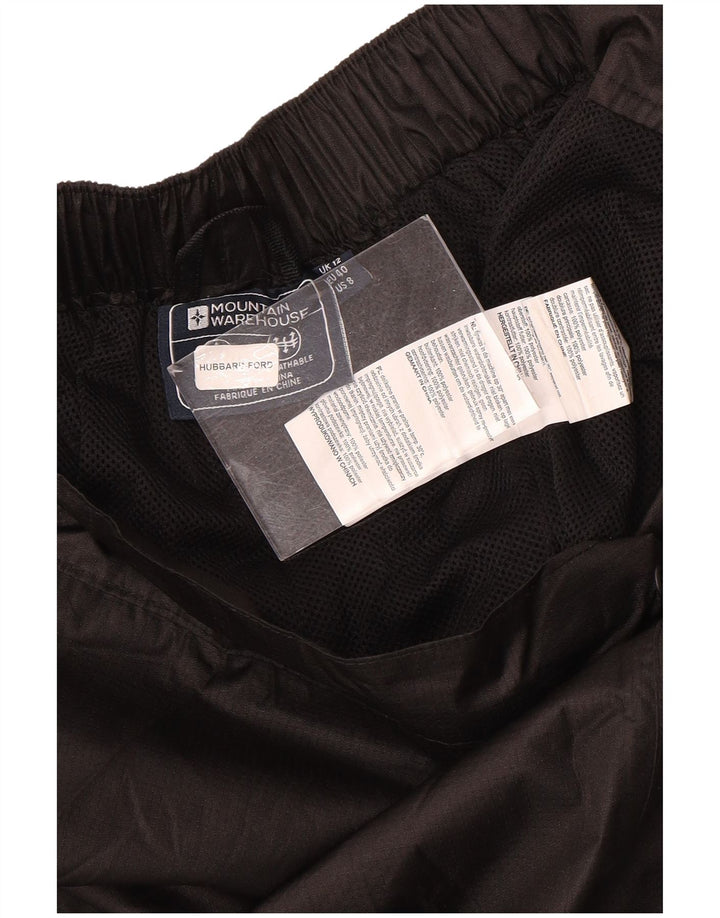 Mountain Warehouse Wasserdichte Damenhose UK 12 Mittelschwarzes Polyester