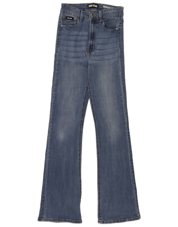 Dkny Damen Schlagjeans W27 L31 Blaue Baumwolle