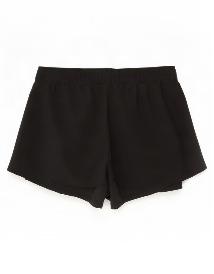 Nike Damen Sportshorts UK 12 Medium Schwarz