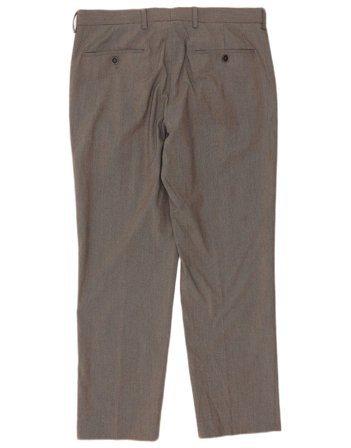 Marks & Spencer Herren-Anzughose mit Pegged-Anzug, W34, L29, Grau