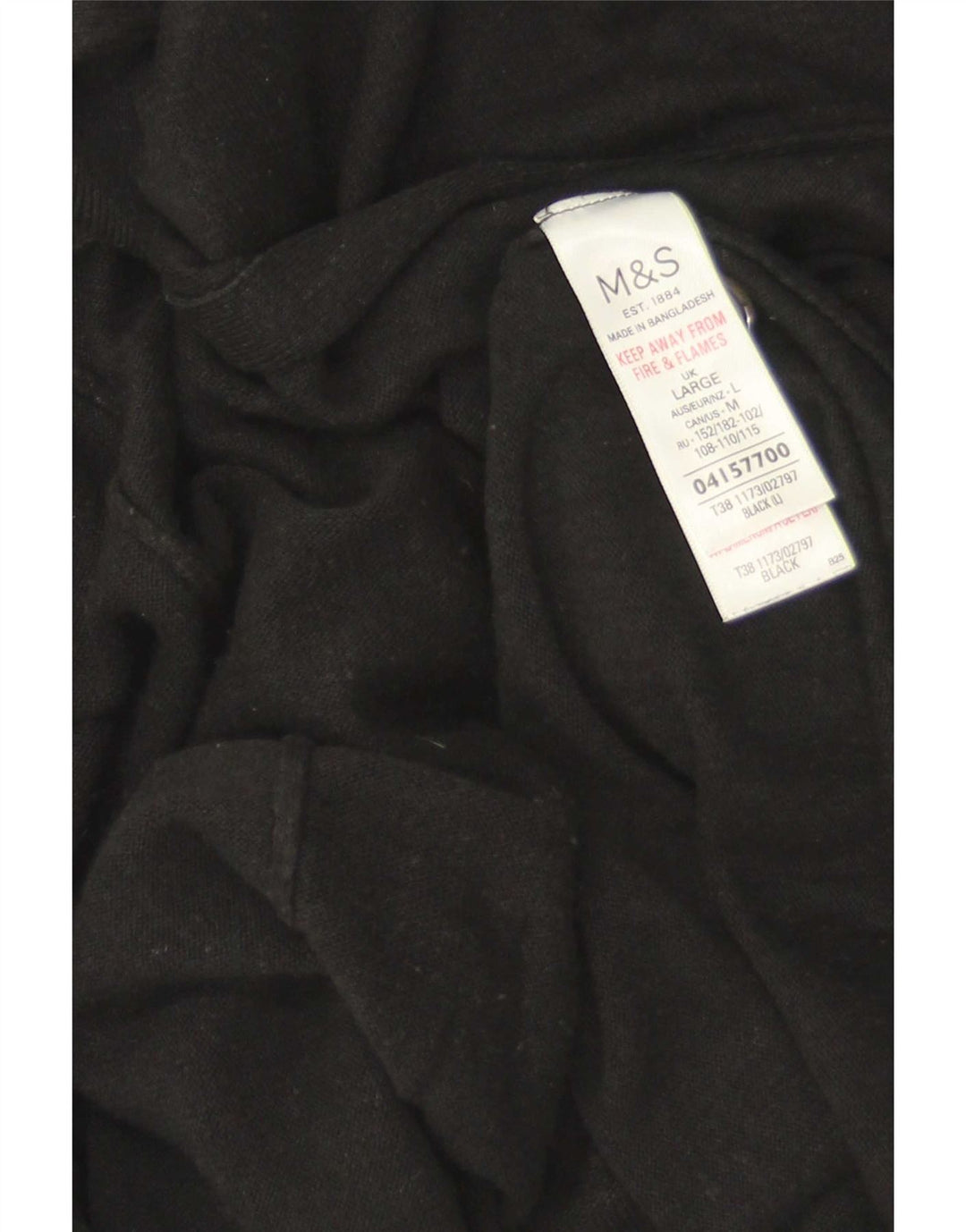 Marks & Spencer Womens Short Sleeve Open Cardigan Top UK 16 Large Schwarz