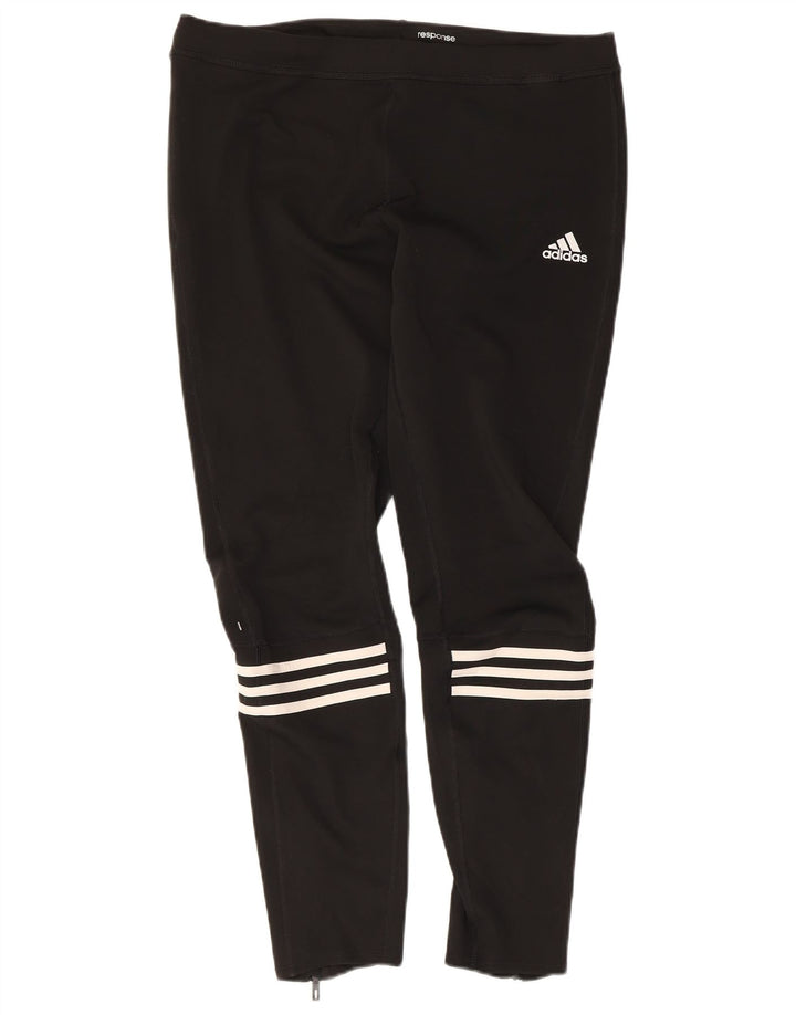 Adidas Damen Response Leggings UK 18 XL Schwarz
