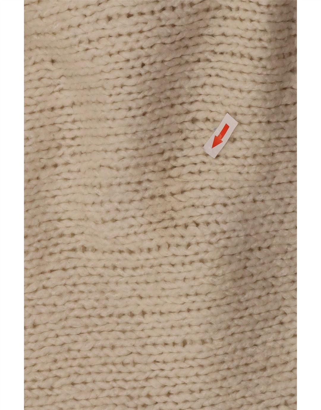 Zara Damen-Pullover, übergroß, Rundhalsausschnitt, Gr. 10, Größe S, gebrochenes Weiß