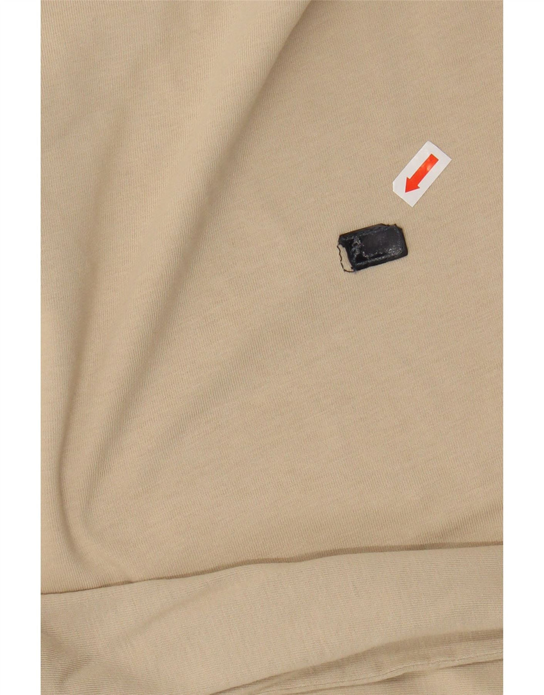 ASICS Herren T-Shirt Top XL Beige Baumwolle