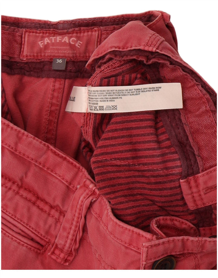 Fat Face Herren-Chinoshorts W36, Größe L, Rot, Baumwolle