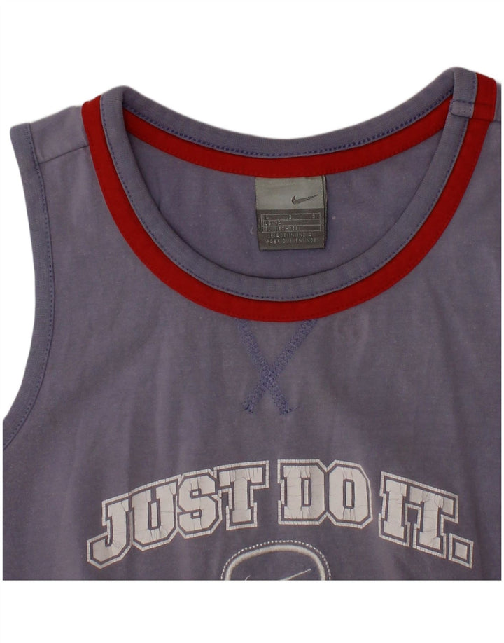 NIKE Jungen-Top mit Grafik, 12–13 Jahre, Größe L, Marineblau