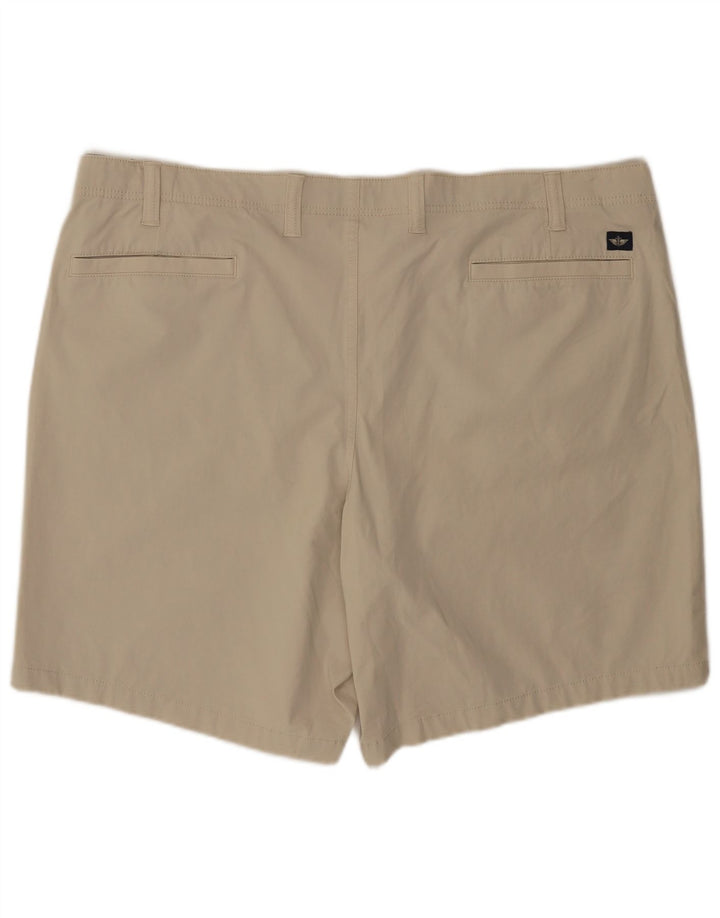 DOCKERS Herren Chino-Shorts W48 4XL Beige Baumwolle