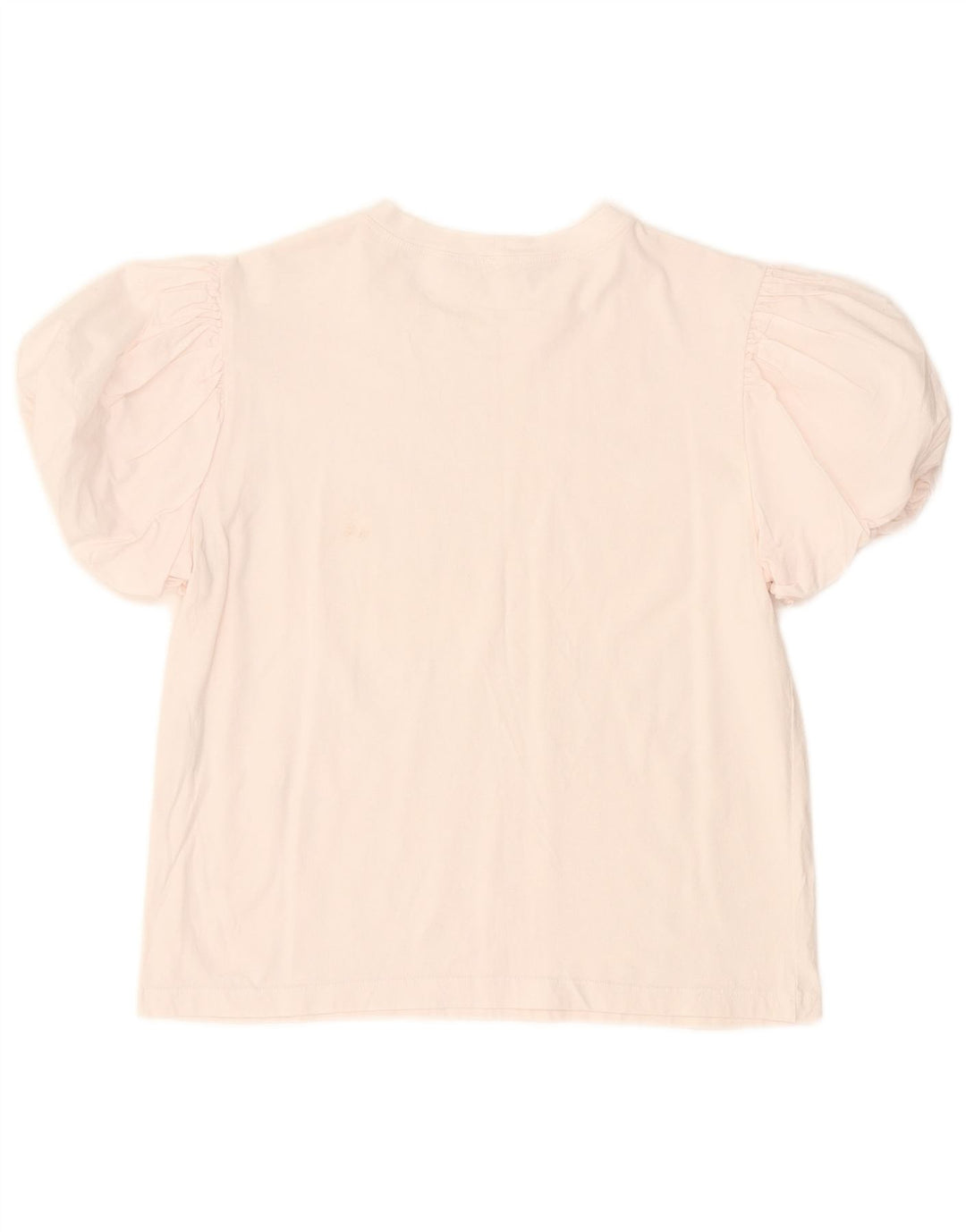ZARA Womens Blouse Top UK 12 Medium White Cotton