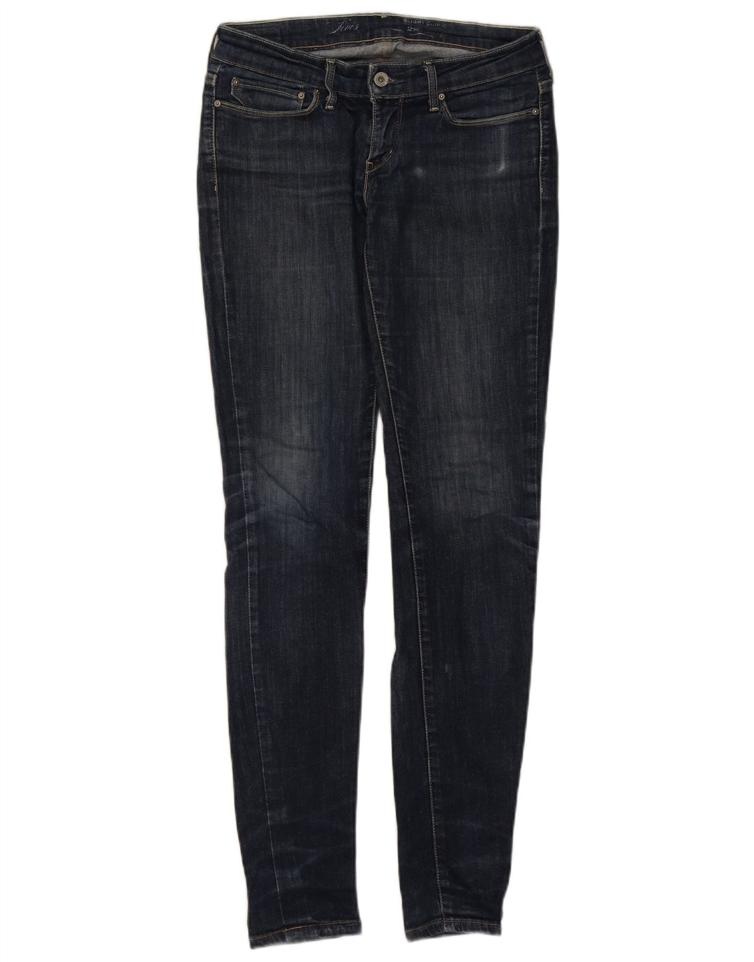 Levi's Damen Skinny Jeans W28 L34 Marineblaue Baumwolle