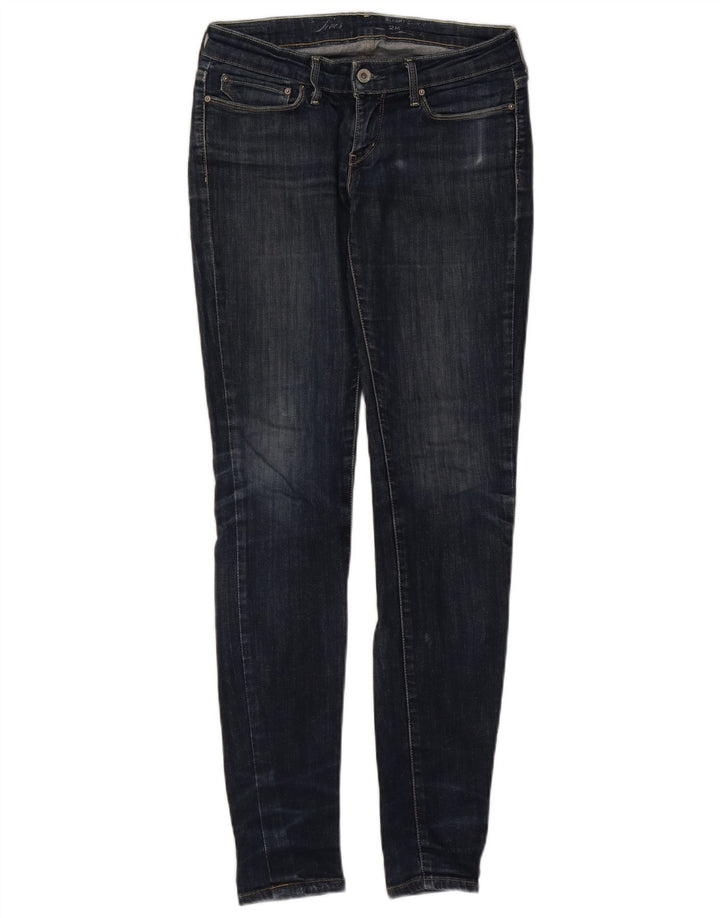 Levi's Damen Skinny Jeans W28 L34 Marineblaue Baumwolle